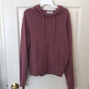 Garage light maroon hoodie